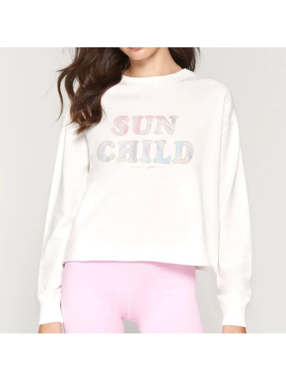 Spiritual Gangster Sun Child Mazzy Tie Dye Pastel Lightweight pullover small